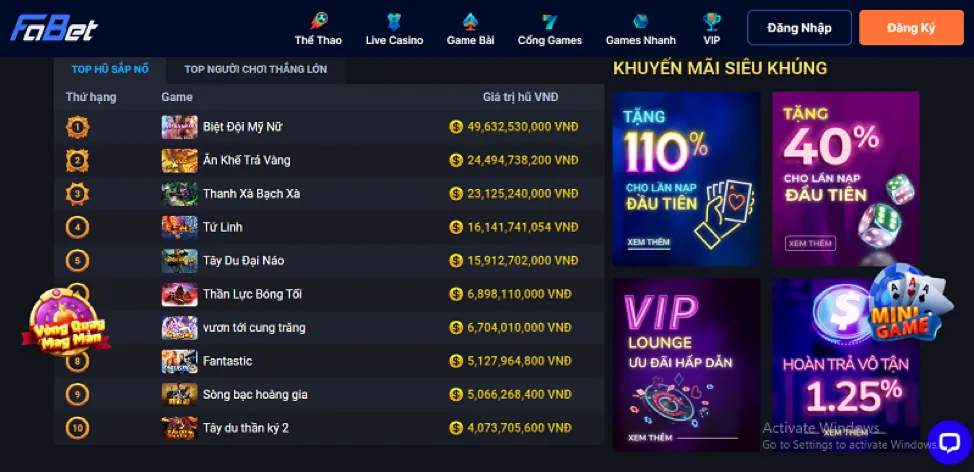 Khuyến mãi đăng ký 56win chính thức